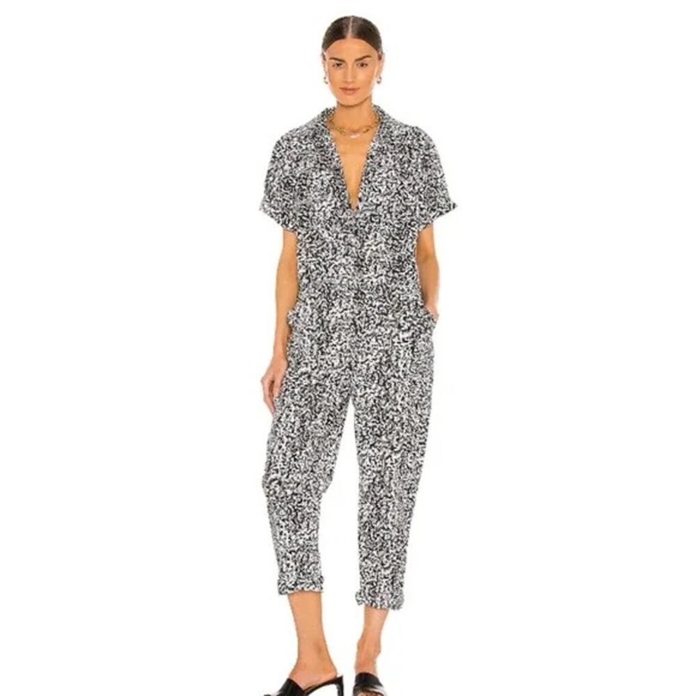 PISTOLA Sabine Slouchy Jumpsuit in White Noise XS